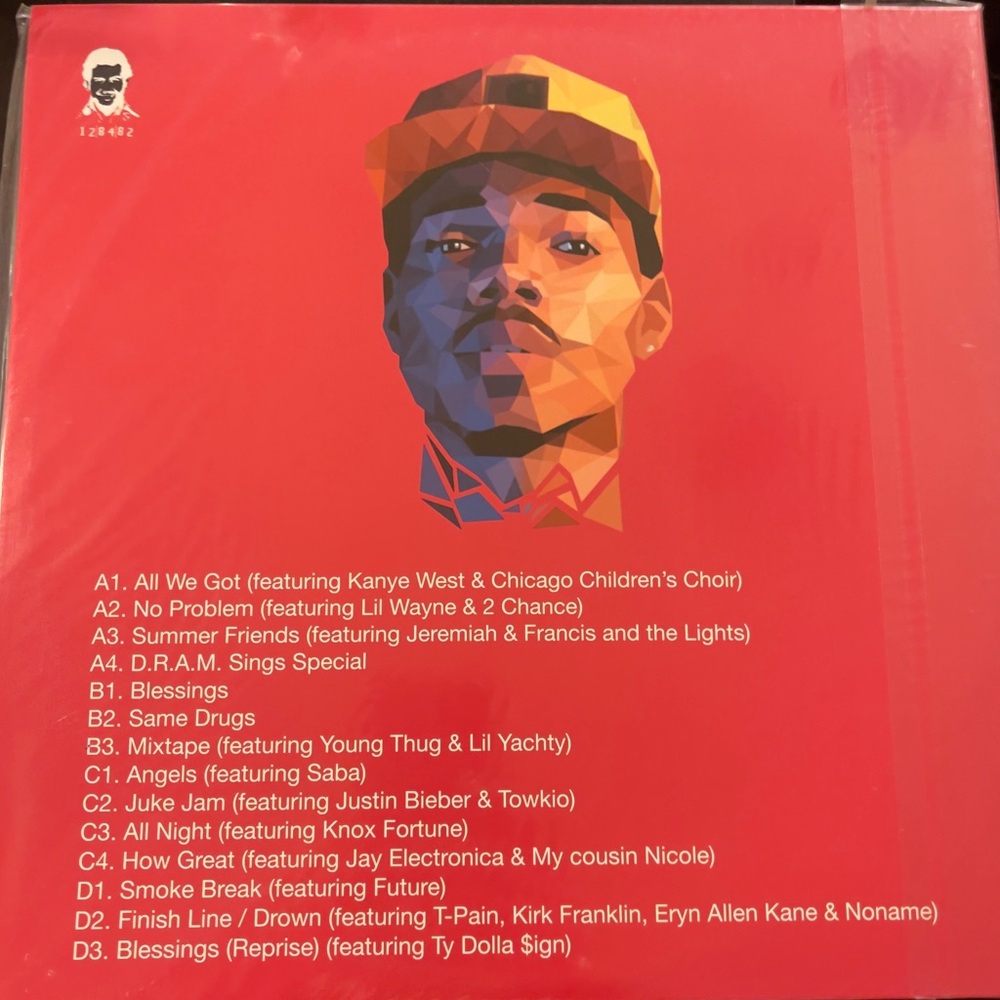 CHANCE THE RAPPER COLORING BOOK 2-LP COLORED VINYL SEALED! - Picture 2 of 2